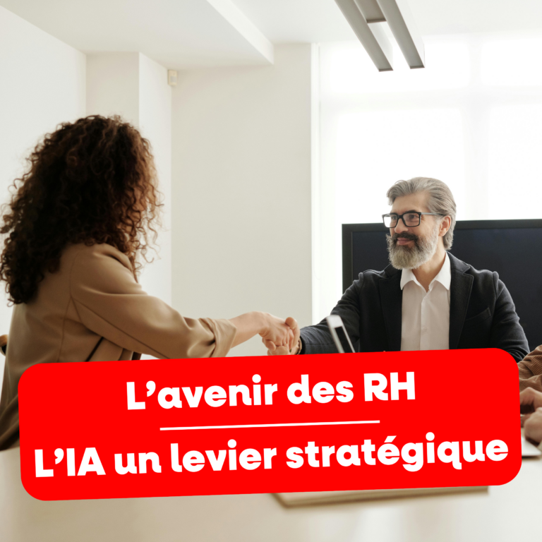 Un groupe de professionnels en réunion dans un cadre formel. Une femme serre la main d’un homme barbu en costume, symbolisant une négociation ou un accord réussi. Deux autres collègues observent la scène, renforçant l’image d’une collaboration efficace et d’un environnement de travail dynamique.