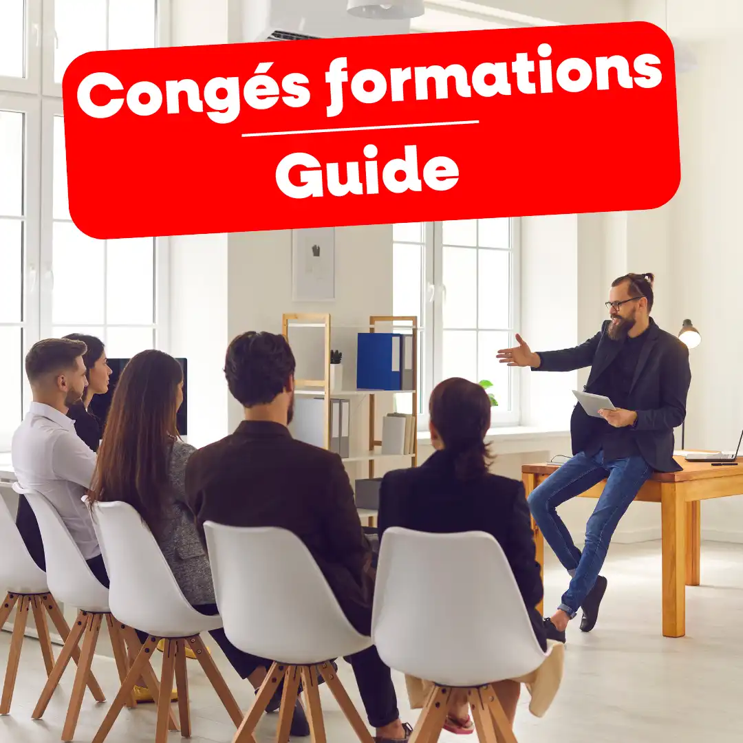 Illustration sur le congé de formation, facilitant l’apprentissage et le développement professionnel des salariés.
